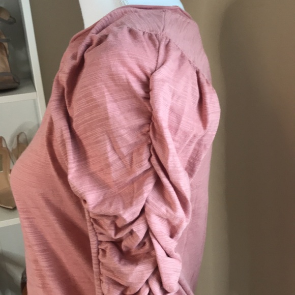 Free people long ruffled sleeved t shirt size M - Picture 3 of 9